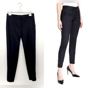 NWT STELLA MCCARTNEY NAVY BLUE WOOL VIVIAN SLIM PANTS TROUSERS SIZE 40